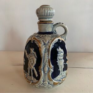 Vintage Spanish Conquistador Decanter Music Box 1960s Music Box Decanter